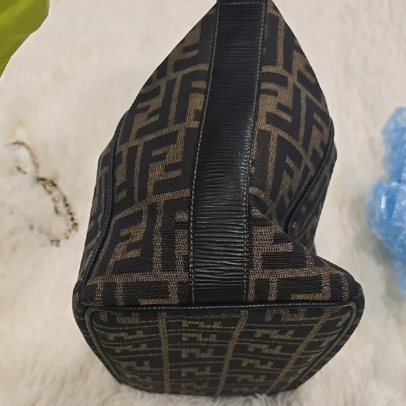 Fendi Vintage Vanity Zucca Print  Monogram Bag - Picture 7 of 12
